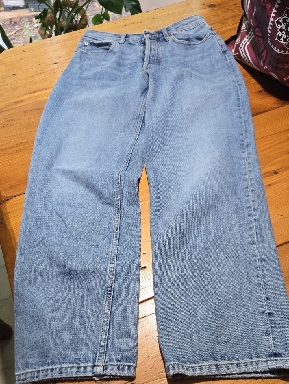 Everlane Light Blue Straight-Leg Jeans Sz 26